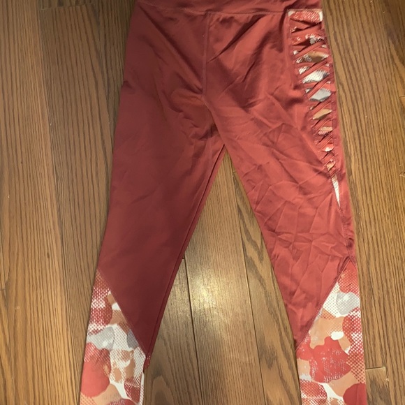 coral/pink yoga pants - Picture 1 of 1